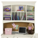 Pawsitively Yours Desk Hutch in Vanilla