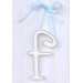 9" Hand Painted Hanging Letter - F