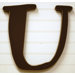 New Capital Letter - U