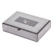 Cameo Mirrored Glass Lace Motif Jewelry Box