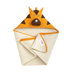 Orange Tiger Hooded Towel