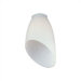 White Opal Oval Accessory Glass Shade