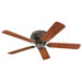 52" Designer Hugger 5 Blade Ceiling Fan