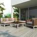 Beach Grove 6 Piece Sectional Deep Seating Group with Cushions