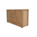Churchill Oak 2010 Three Drawer Sideboard in Natural Oak
