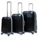 Diamond Expandable Hardsided 3 Piece Luggage Set