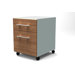 Perfect Two Drawer Pedestal in Cherry