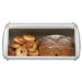 Deluxe Solid Color Bread Box with Black Trim