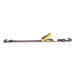 X 15' Load Hugger 5000 Series Polyester Ratchet Buckle Tiedown With Vinyl Coated Open Hook