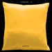 Simply Perfection Golden Yellow 18" Square Satin Pillow