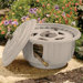Decorative Hose Reel Pot in Taupe