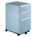 MP-03 Mobile File Cabinet with Three Drawers in Silver