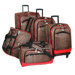 Animal Print 5 Piece Spinner Luggage Set