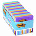 Notes Cabinet Pack, 3 x 3, Ast. Bright Colors, 100 Sheets/Pad, 18/PK