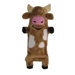 Plush Puppies Water Bottle Buddies Cow Dog Toy