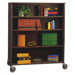 Library 72" H Double Sided Bookcase with Eight Adjustable Shelves