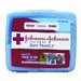 Johnson and Johnson Red Cross Portable Travel First Aid Kit, 70 Pieces
