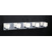 Glacier Five Light Vanity Light  in Polished Chrome