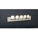Wyndham Five Light Vanity Light  in Satin Nickel