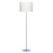 Floor Lamp with Round Base in Chrome