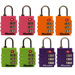 Assorted Colors Luggage Locks