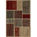 Festival Ivory/Red Cubed Layers Rug