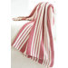 Birmingham Red Woven Cotton Throw