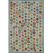 Hooked Blue Cat's Paw Rug