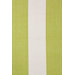 Woven Yacht Green/White Stripe Rug