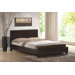 Faux Leather Panel Bed