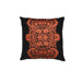 Screen Print Folk Flower Pillow