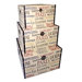 Trunk Parisian Typography (Set of 3)