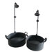 Metal Bucket with Watering Nozzle (Set of 2)