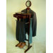 Kingston III Wardrobe Valet with Mirror in Dark Walnut