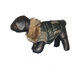 Ultra "Fur" Collar Dog Jacket in Dark Green
