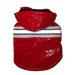 Reflecta Glow Dog Raincoat with Removable Hood in Red