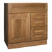 Amalfi Series 30" x 18" Red Oak Bathroom Vanity in Autumn Finish