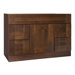 Georgetown Series 48" x 21" Black Walnut Bathroom Vanity with Four Drawers in Chestnut Finish