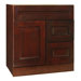 Vintage Series 30" x 21" Maple Bathroom Vanity in Burgundy Finish
