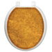 Classic Toilet Seat Applique with Caramel Sponge Design