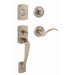 Nautica Single Cylinder Handle Set with Lever in Satin Nickel