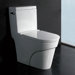 Oceanus Contemporary Elongated One Piece Toilet in White