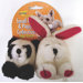 Squatter Panda/Rabbit Dog Toy (2 Pack)
