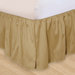 "Hike Up Your Skirt" Ruffled Bedskirt in Taupe 