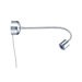 One Light 2.5" Cylinder LED Spotlight in Satin Nickel