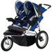 Turismo Swivel Wheel Double Jogging Stroller