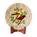 The Ganesh Sharma Artisan Sunset Birds Soapstone Plate