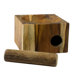 Jan and Maria Jose Artisan Cubic Nature Teakwood Mortar And Pestle