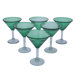 Javier and Efren Vegetation Martini Glass (Set of 6)