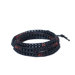 The Siriporn Artisan Onyx and Carnelian Mekong Midnight Wrap Bracelet